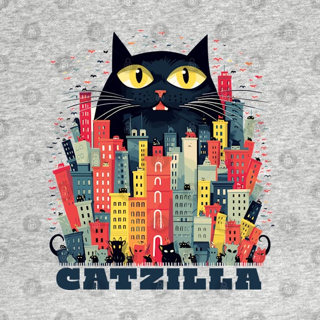 Catzilla by aphian